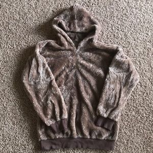 Brown Fuzzy sweatshirt